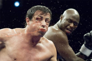 rocky being punched